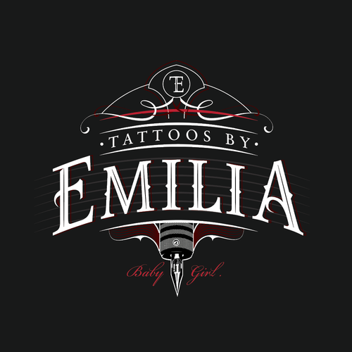 Logo for tattoo artist Design by R!CH DESIGN