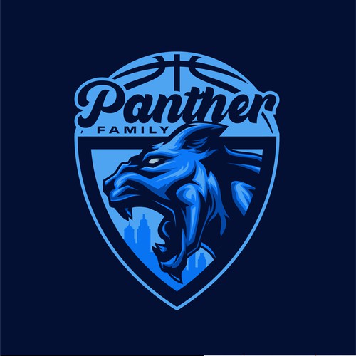 Basketball Logo for Team 'Panther Family' - Your Winning Logo Featured on Major Sports Network Design von Gr8 Art