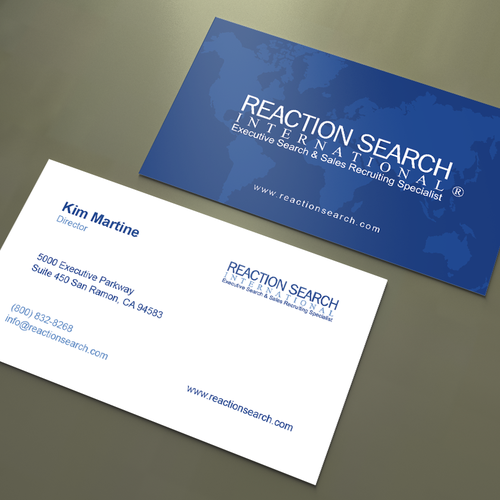 Create a new Business Card design for an Executive Search Company Design réalisé par An'