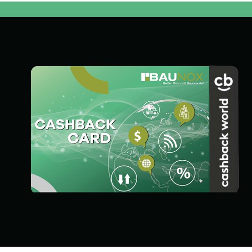 Debit, Customer Card, Cashback Card - modern, cool, let your ideas run free! Design by MarijaMil