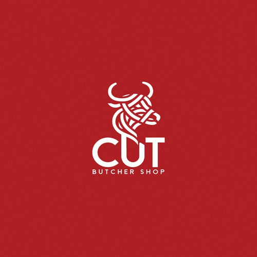 Design creative modern butcher shop logo and slogan Design by BigLike