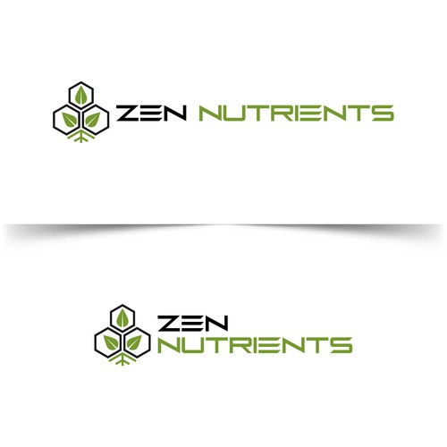 When science and nature collide.....need a modern zen nutrients supplement brand logo. Design by Web Hub Solution