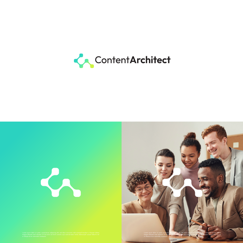 Design a standout logo and brand design for our Content company! Design by maskutut
