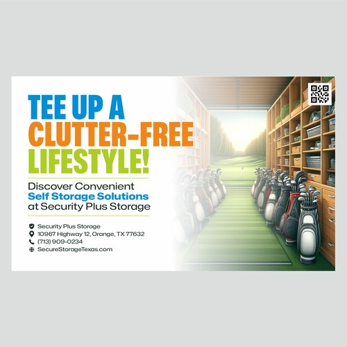 Eye-catching Illustration for Self Storage Ad in Golf Scorecard Design by Faisal Zulmi™