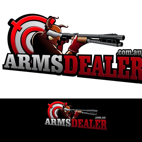 Arms Dealer Logo Design by Lekvector