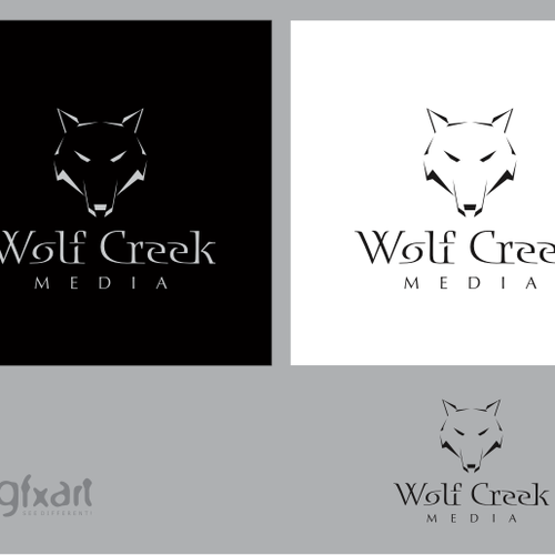Wolf Creek Media Logo - $150 Diseño de claurus