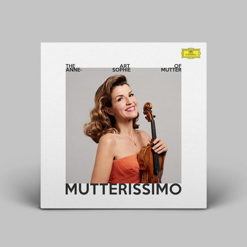 Illustrate the cover for Anne Sophie Mutter’s new album デザイン by Sumbu Studio