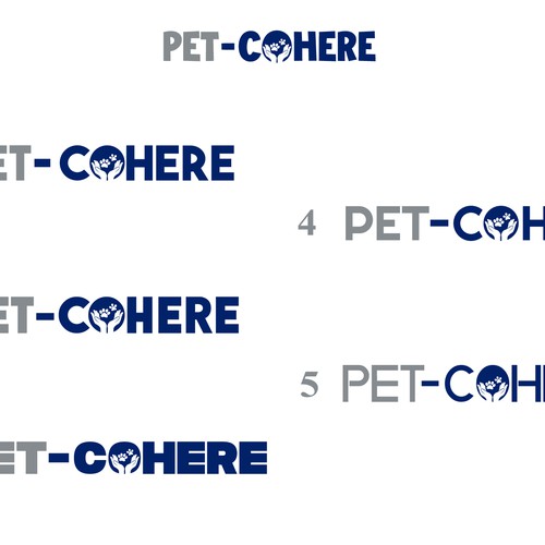 Create a Playful and Modern Logo for PET-COHERE, an E-Commerce Brand Focus on Pet Bonding. Design by nemanja YU