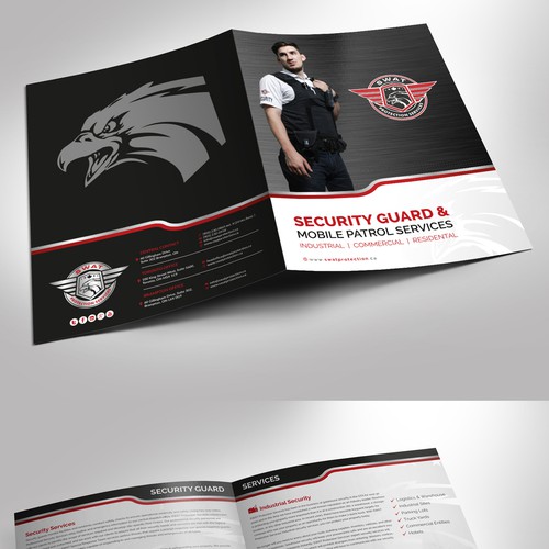 Create an attractive Presentation Folder for a Security Company!! Réalisé par RQ Designs