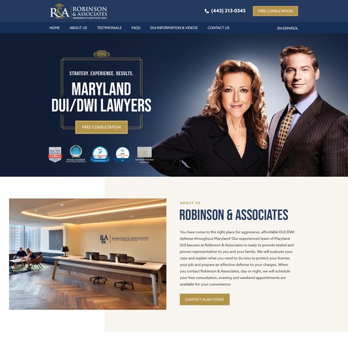 DUI Lawyer Landing Page Design by pixelwebplanet