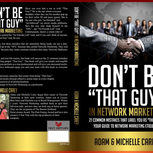 NCP BOOK COVER - Don't Be "That Guy" In Network Marketing Design by T.Primada