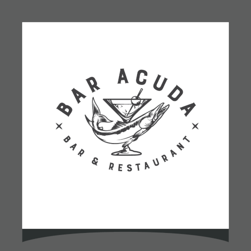 Logo for BAR ACUDA beach bar Design by kazeem