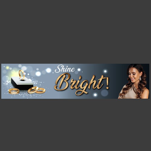 Design an exciting, vibrant Jewellery Banner! Design by imran hanif