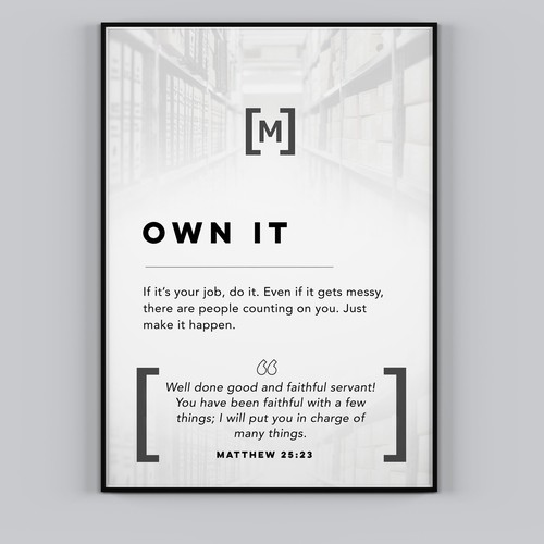 5 Core Values Design by Creativedzine