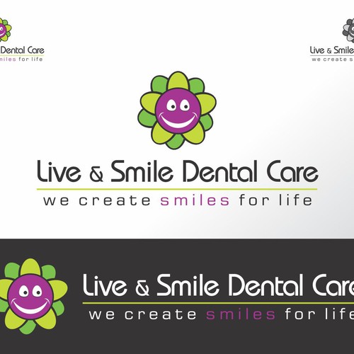 Help Live & Smile Dental Care with a new logo Design réalisé par H_K_B