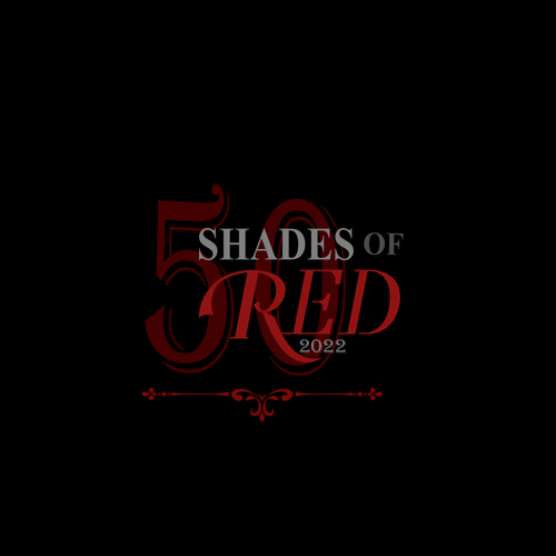 Logo for "50 Shades of Red" themed party Design by LogoLab77