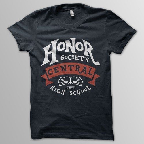High School Honor Society T-shirt for www.imagemarket.com Design por appleART™