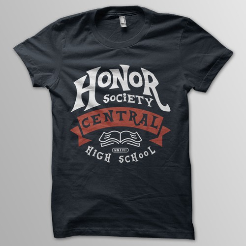 High School Honor Society T-shirt for www.imagemarket.com Design by appleART™