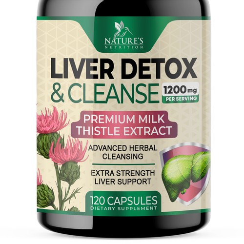 Natural Liver Detox & Cleanse Design Needed for Nature's Nutrition Diseño de Unik ART