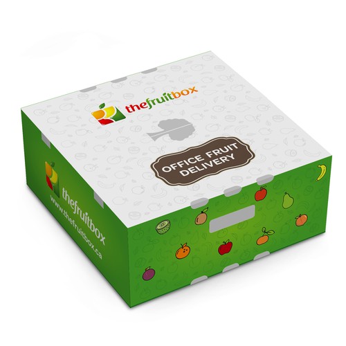 Professional Design for Cardboard Fruit Box Packaging Design by DesignSBS