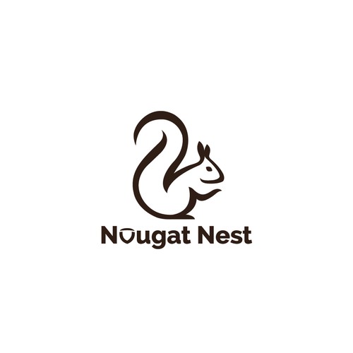 Simple yet elegant Squirrel design Diseño de Greycell design