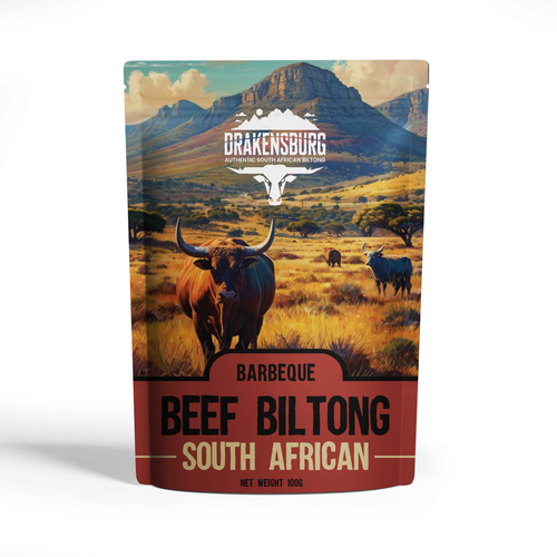 Hipster professional adventure biltong food packaging Design by syakuro