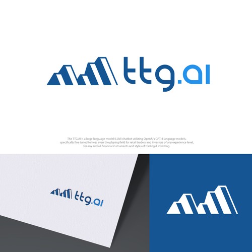 AI Financial Technology Logo Design by CreCreature