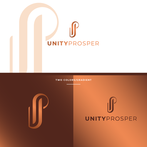 ~ LOGO  FOR REAL ESTATE FUND ~ UNITY PROSPER Design by deerlogo