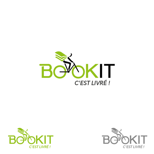 Design di BOOKIT Genève, c'est livré! Livres en ligne livré à vélo! di ViewArt©FR ✏️ ❤✔️