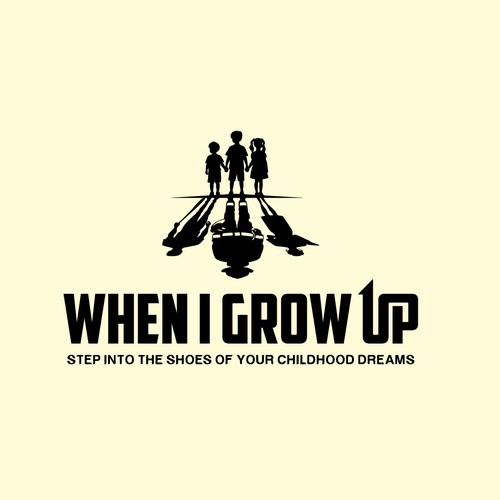 When I Grow Up Logo Design by honeyjar