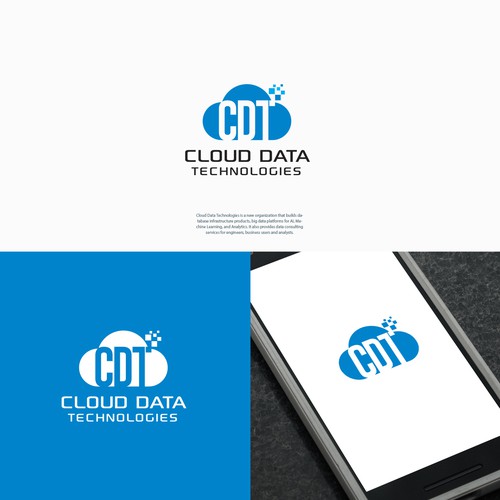 Modern Logo for a state-of-the-art cloud data tech organization! Design von gotchagraphicsdotcom