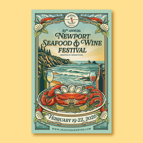 Newport Seafood & Wine Festival Poster