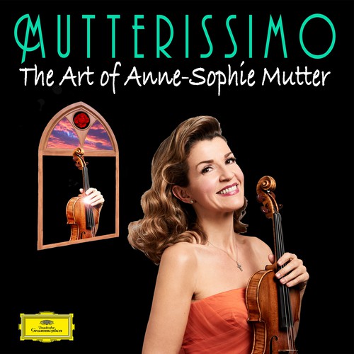 Illustrate the cover for Anne Sophie Mutter’s new album Diseño de Scribbling Man