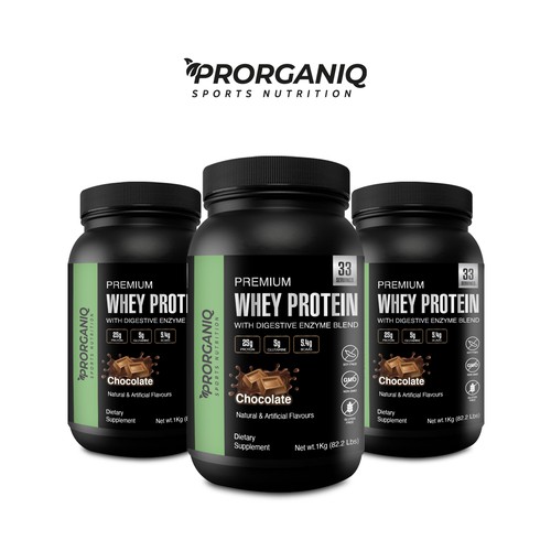 Design Need A Premium Label Design for Whey Protein Supplement por creationMB