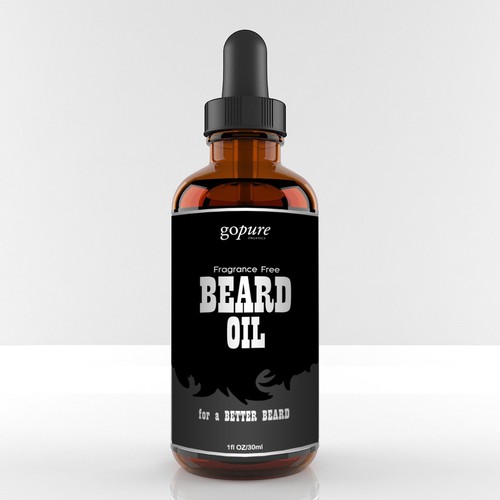 Create a High End Label for an All Natural Beard Oil! Design by Shark1@