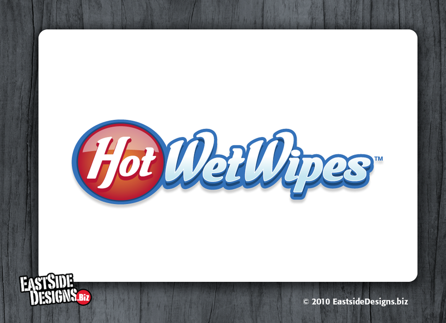 Hot Wet Wipes Logo Design Logo design contest