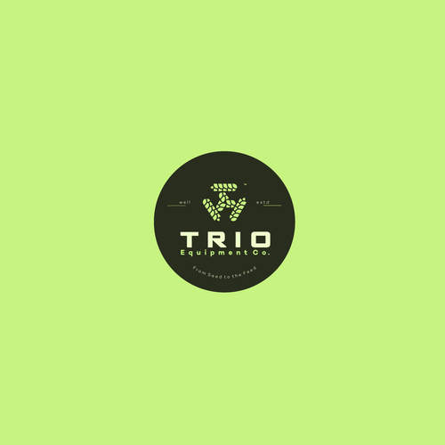 Design an agricultural logo for Trio Equipment Company Design by !s dsgns®