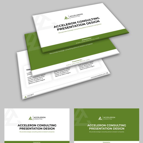 Modern impactful powerpoint template Design by AZ™