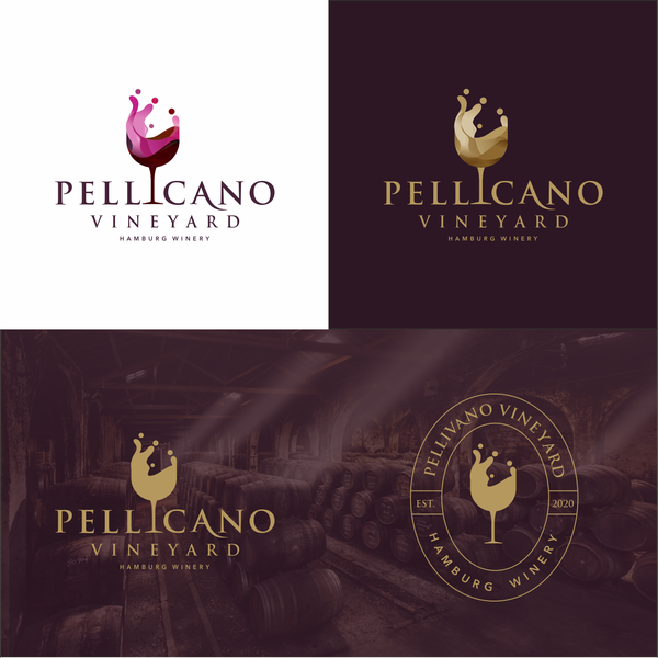 Design realizzato da OmegArts ✌ intitolato "Pellicano Vineyard"