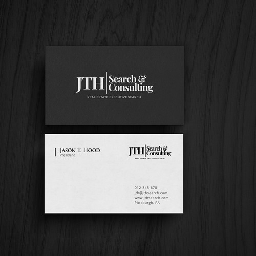 Business Card Design for Executive Search Firm Design by kaylee CK