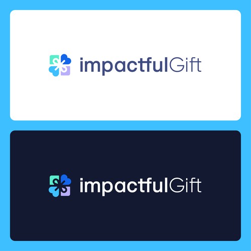 Design a logo empowering charity donations instead of material gifts Design by Kukuh Saputro Design