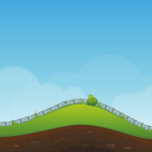 Iphone Game Design like Tiny wings Design por Mirceski