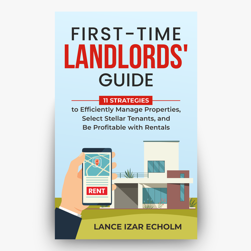 Design an attention-grabbing book cover for first-time landlords デザイン by Hisna