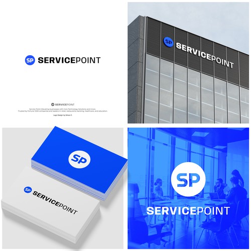 Service Point - Create New Logo and Brand Identity Design by SimonfelDesign™