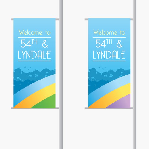 Create a street light pole banner design seen by thousands ever day. Design by TheDreamCity