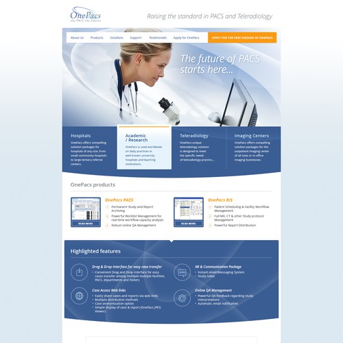 Web page design contest entry by Artar Studio