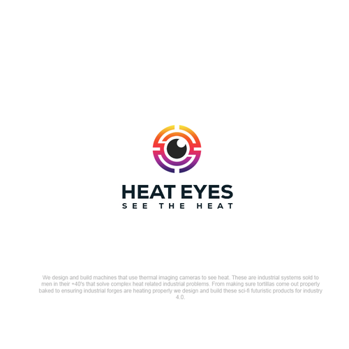 Thermal Imaging Logo (Heat Eyes - See the Heat) Design by -Spartacus-