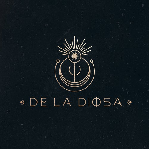 De la Diosa - Goddess Temple and Retreat Center Logo Design by Sauriêl Creative