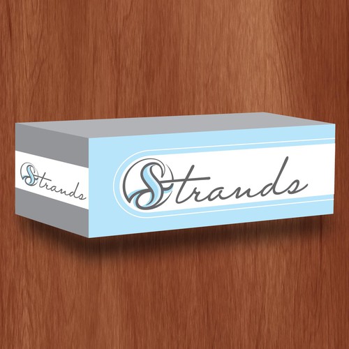 print or packaging design for Strand Hair Design by OrnateGraphic