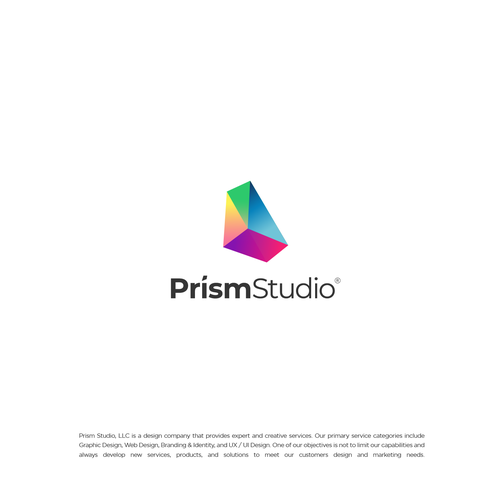 NEW creative logo design for Prism Studio Design by workhard_design